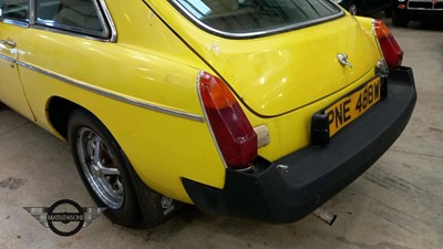 Lot 297 - 1981 MG B GT