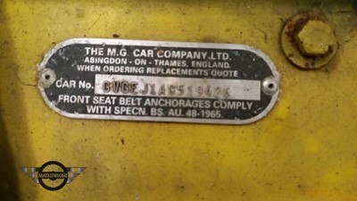 Lot 297 - 1981 MG B GT