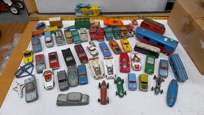 Lot 649 - BOX OF CORGI & DINKY TOYS