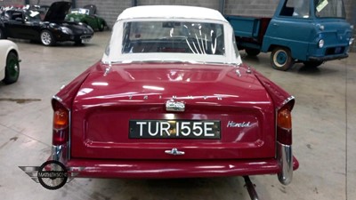 Lot 635 - 1967 TRIUMPH HERALD 1200