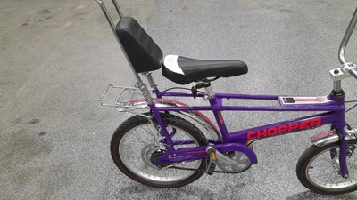 Lot 376 - MK3 RALEIGH CHOPPER  ( PURPLE )