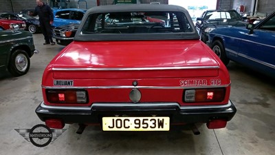 Lot 525 - 1981 RELIANT SCIMITAR GTC AUTO