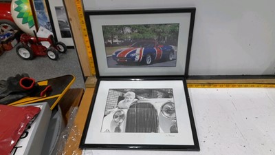 Lot 544 - 2X FRAMED JAGUAR PHOTOS