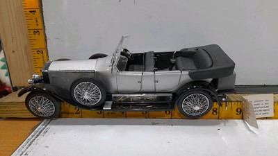 Lot 428 - 1925 FRANKLIN MINT ROLLS ROYCE SILVER GHOST 1.24 DIECAST MODEL