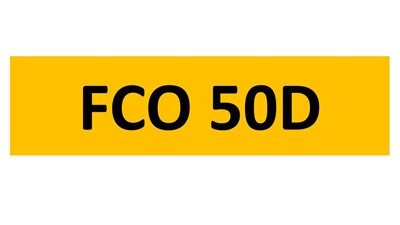 Lot 100-13 - REGISTRATION ON RETENTION - FCO 50D