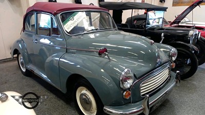 Lot 754 - 1958 MORRIS MINOR 1000