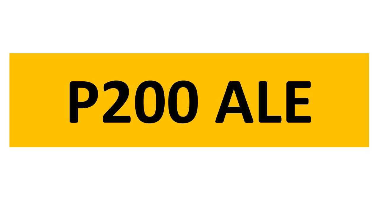 Lot 105 - REGISTRATION ON RETENTION - P200 ALE