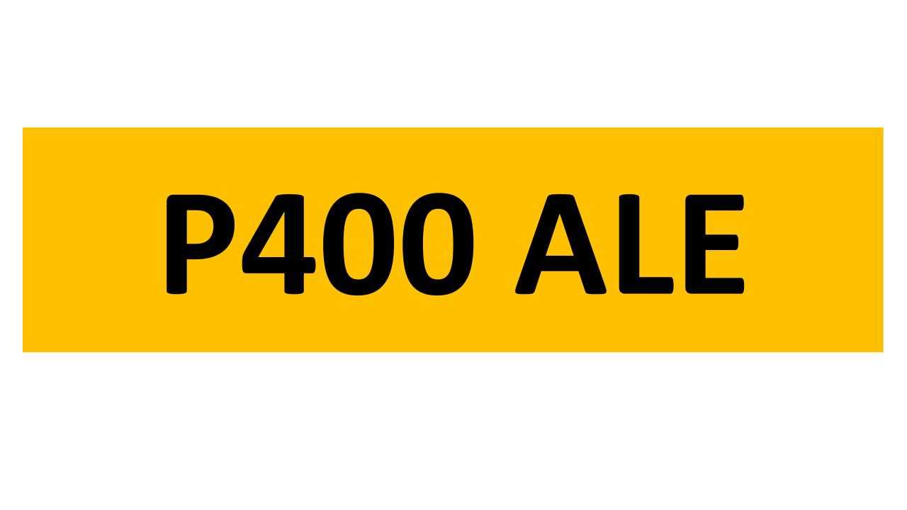 Lot 107 - REGISTRATION ON RETENTION - P400 ALE