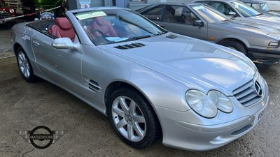 Lot 101 - 2002 MERCEDES SL 500 AUTO