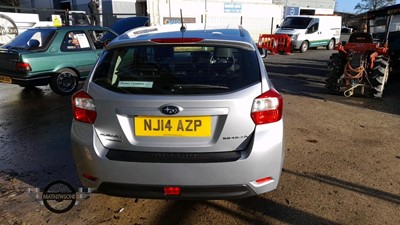 Lot 208 - 2014 SUBARU IMPREZA I RC SY-CAL AWD C