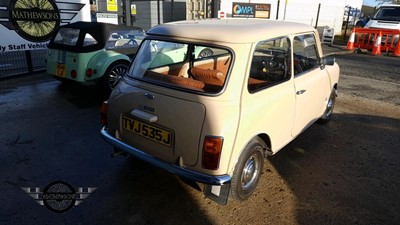 Lot 499 - 1970 AUSTIN MINI 1000