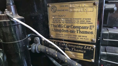 Lot 660 - 1938 MG TA