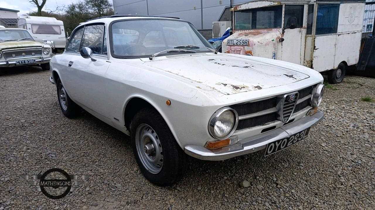 Lot 549 - 1972 ALFA ROMEO GT JUNIOR 1.6