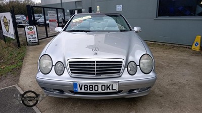 Lot 557 - 1999 MERCEDES CLK 320