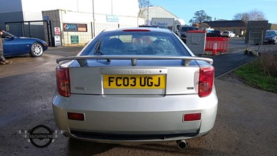 Lot 629 - 2003 TOYOTA CELICA VVTI