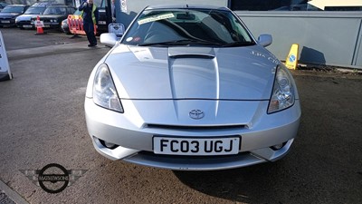 Lot 629 - 2003 TOYOTA CELICA VVTI