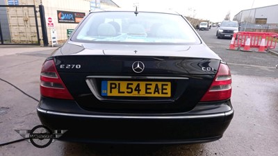 Lot 538 - 2004 MERCEDES E270 CDI AVANTGARDE AUTO