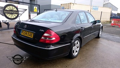 Lot 538 - 2004 MERCEDES E270 CDI AVANTGARDE AUTO