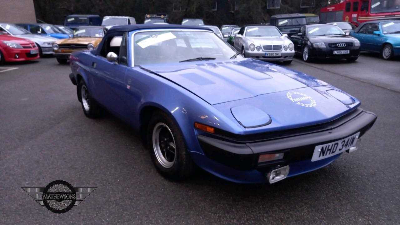 Lot 88 - 1981 TRIUMPH TR7 CONVERTIBLE