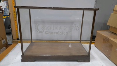 Lot 417 - CADBURYS GLASS CABINET