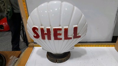 Lot 299 - SHELL GLASS GLOBE