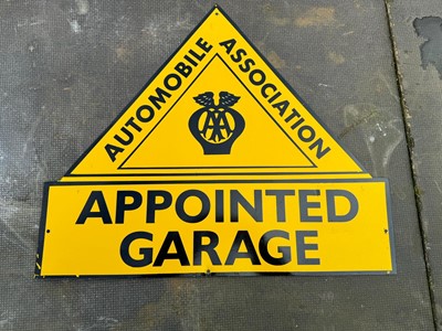 Lot 205 - AA APPOINTED GARAGE SIGN  27" X 22"