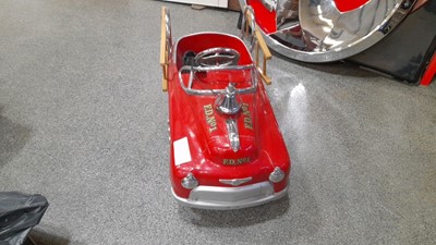 Lot 142 - CHILDS FIRE ENGINE PEDAL CAR