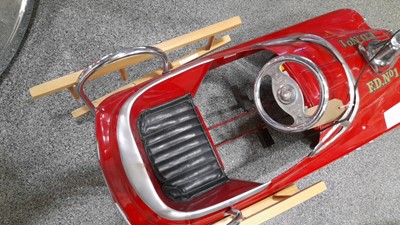 Lot 142 - CHILDS FIRE ENGINE PEDAL CAR