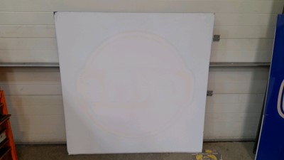 Lot 15 - PLASTIC GULF SERVICE STATION SIGN 60" X 59"