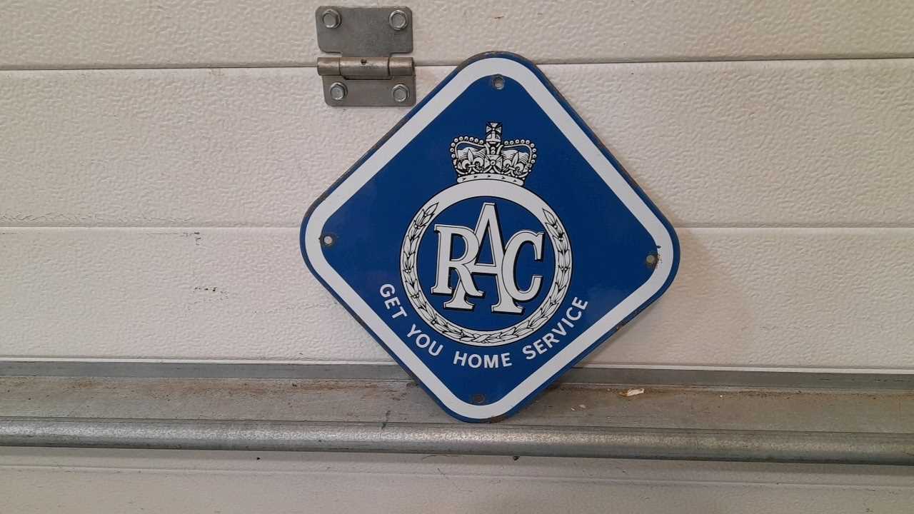 Lot 22 - RAC GET YOU HOME ENAMEL SIGN 9
