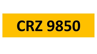 Lot 139-13 - REGISTRATION ON RETENTION - CRZ 9850