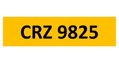 Lot 140-13 - REGISTRATION ON RETENTION - CRZ 9825