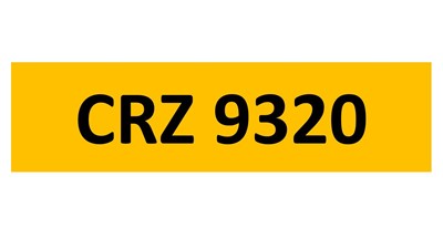 Lot 141-13 - REGISTRATION ON RETENTION - CRZ 9320