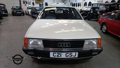 Lot 212 - 1985 AUDI 100 CD AUTO