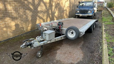 Lot 518 - BRIAN JAMES TWIN AXEL TILT BED CAR TRANSPORTER