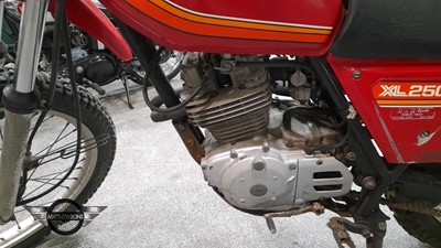 Lot 633 - 1980 HONDA XL250S