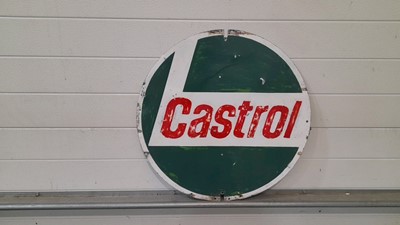 Lot 290 - CASTROL DOUBLE SIDED 24" DIA