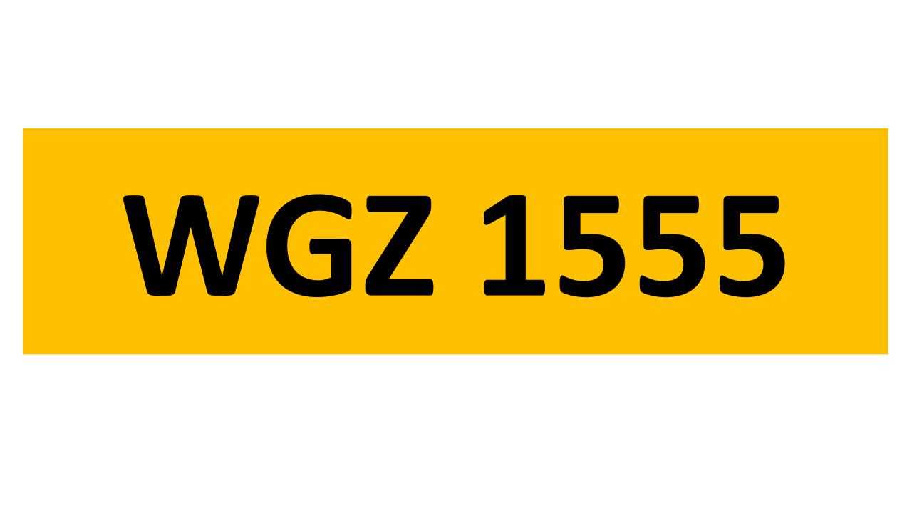 Lot 163 - REGISTRATION ON RETENTION - WGZ 1555