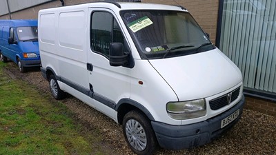 Lot 653 - 2002 VAUXHALL MOVANO DTI 2800 SWB