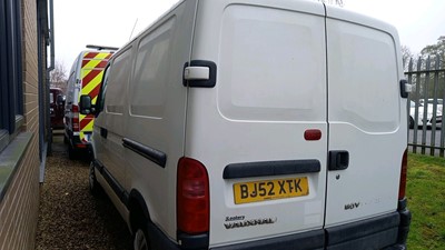 Lot 653 - 2002 VAUXHALL MOVANO DTI 2800 SWB