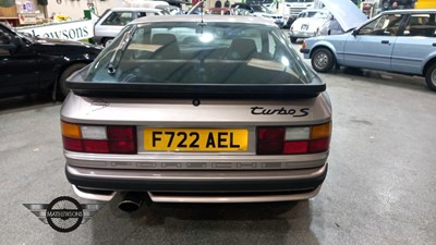 Lot 337 - 1988 PORSCHE 944 TURBO