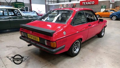 Lot 37 - 1978 FORD ESCORT RS