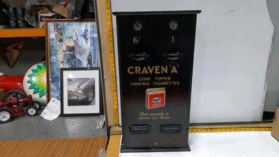 Lot 700 - CRAVEN (A) VINTAGE CIGARETTE VENDING MACHINE 1920'S / 1930'S