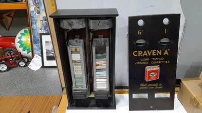 Lot 700 - CRAVEN (A) VINTAGE CIGARETTE VENDING MACHINE 1920'S / 1930'S