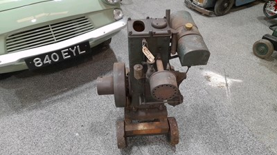 Lot 428 - LISTER 13D2  1933 2HP DIRECT DRIVE STATIONARY ENGINE