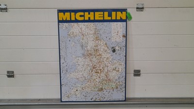 Lot 130 - METAL MICHELIN MAP OF ENGLAND