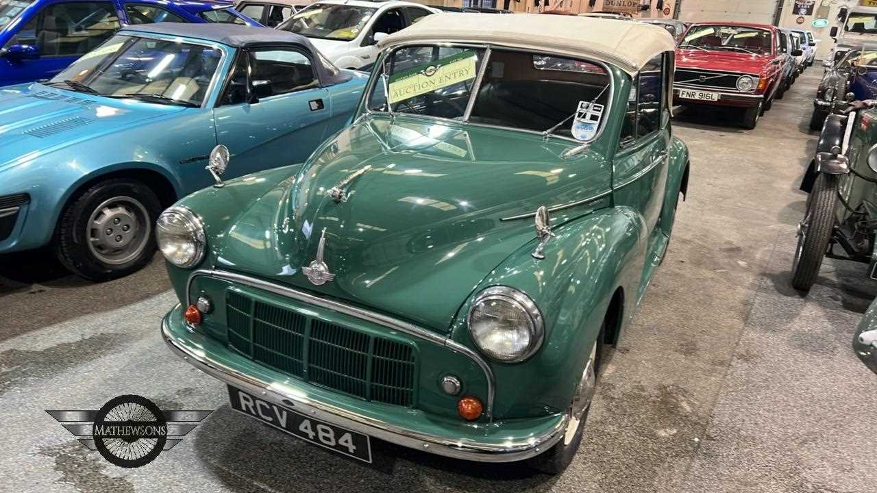 Lot 341 - 1953 MORRIS MINOR CONVERTIBLE