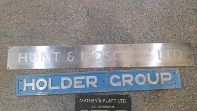 Lot 78 - 3 SIGNS & 2 GUAGES