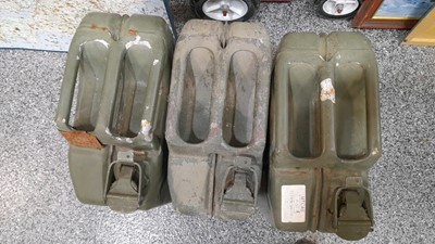 Lot 291 - 3X MILITARY JERRY CANS