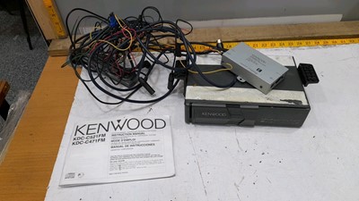Lot 128 M - KENWOOD 6 CD MULTI CHANGER WITH WIRING & INSTRUCTIONS